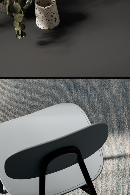Dining table and chair detail