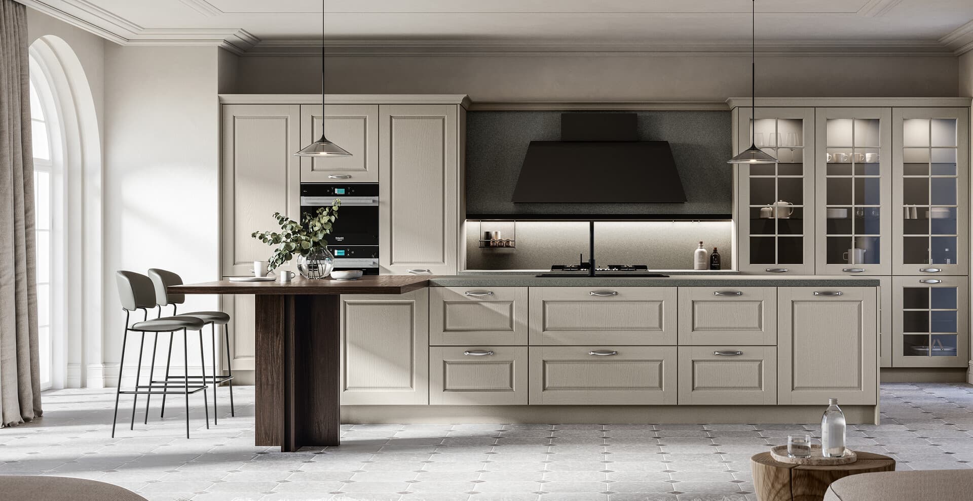 Asolo classic kitchen — view 3