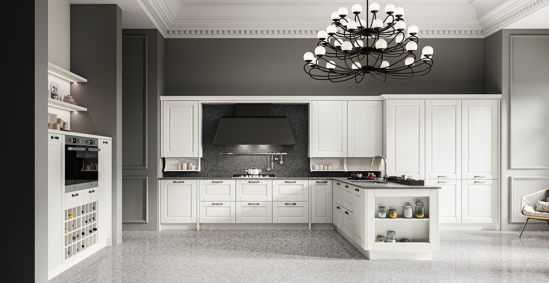 Asolo classic kitchen — view 4