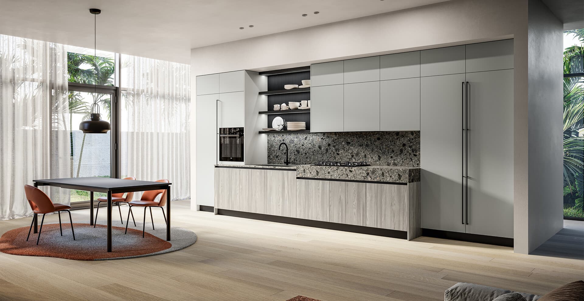 Cloe modern kitchen — view 2