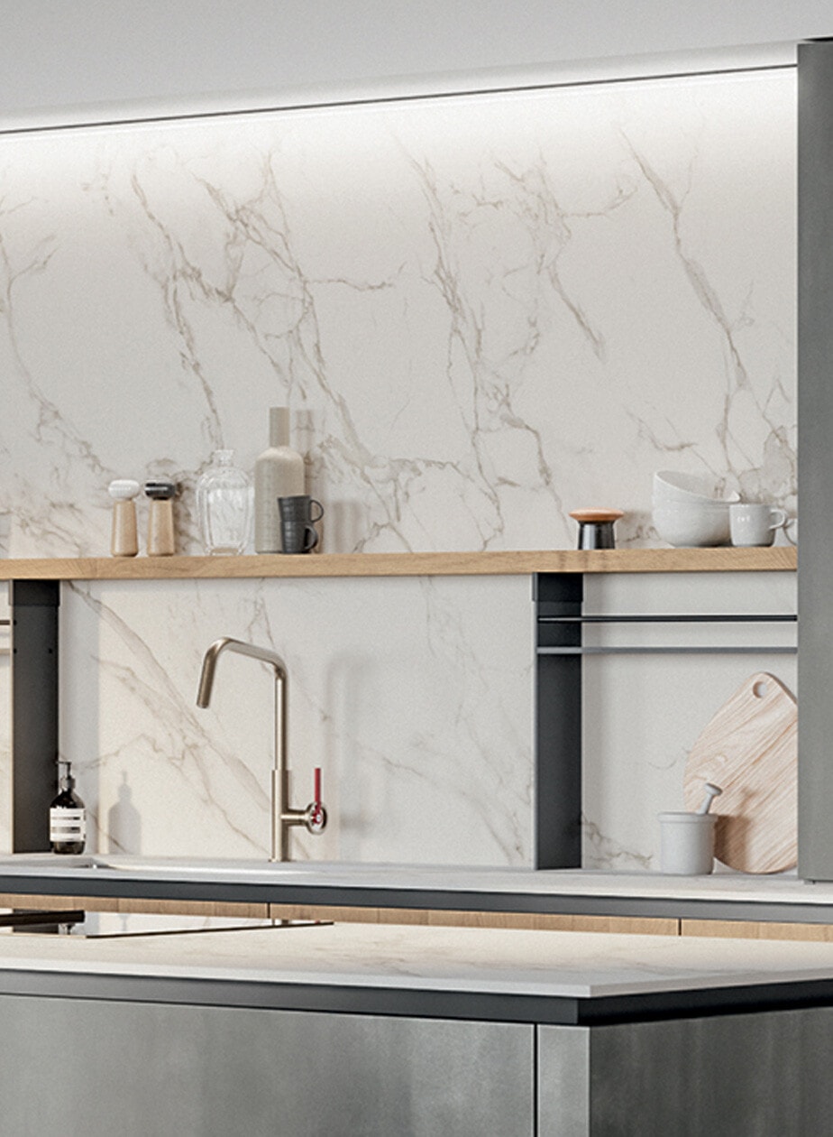 Kitchen with Dekton countertop
