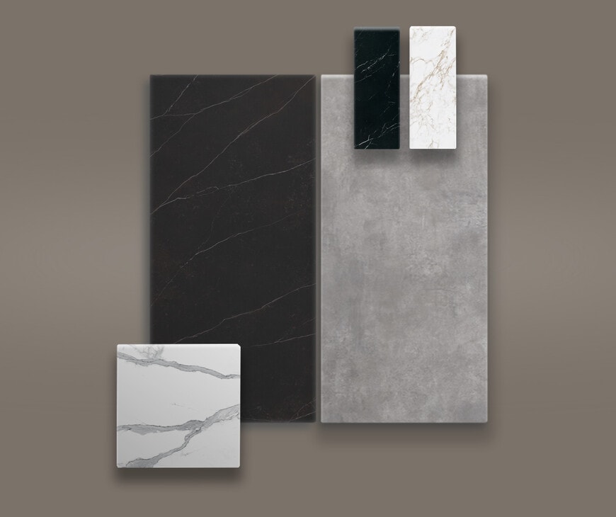 Gres by Cucina countertop material samples
