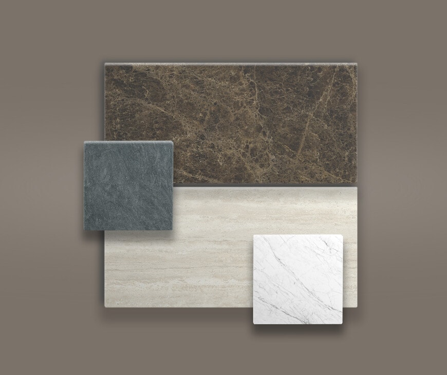 Cucina Laminam countertop material samples