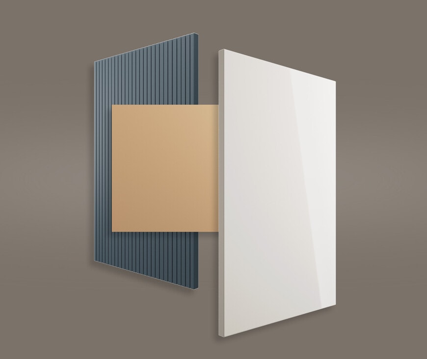 Lacquer kitchen cabinet door finish