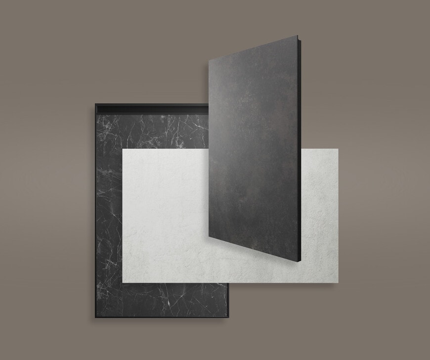 Laminam kitchen cabinet door finish