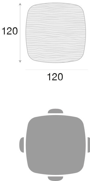 Tuttotondo quadrato specifications