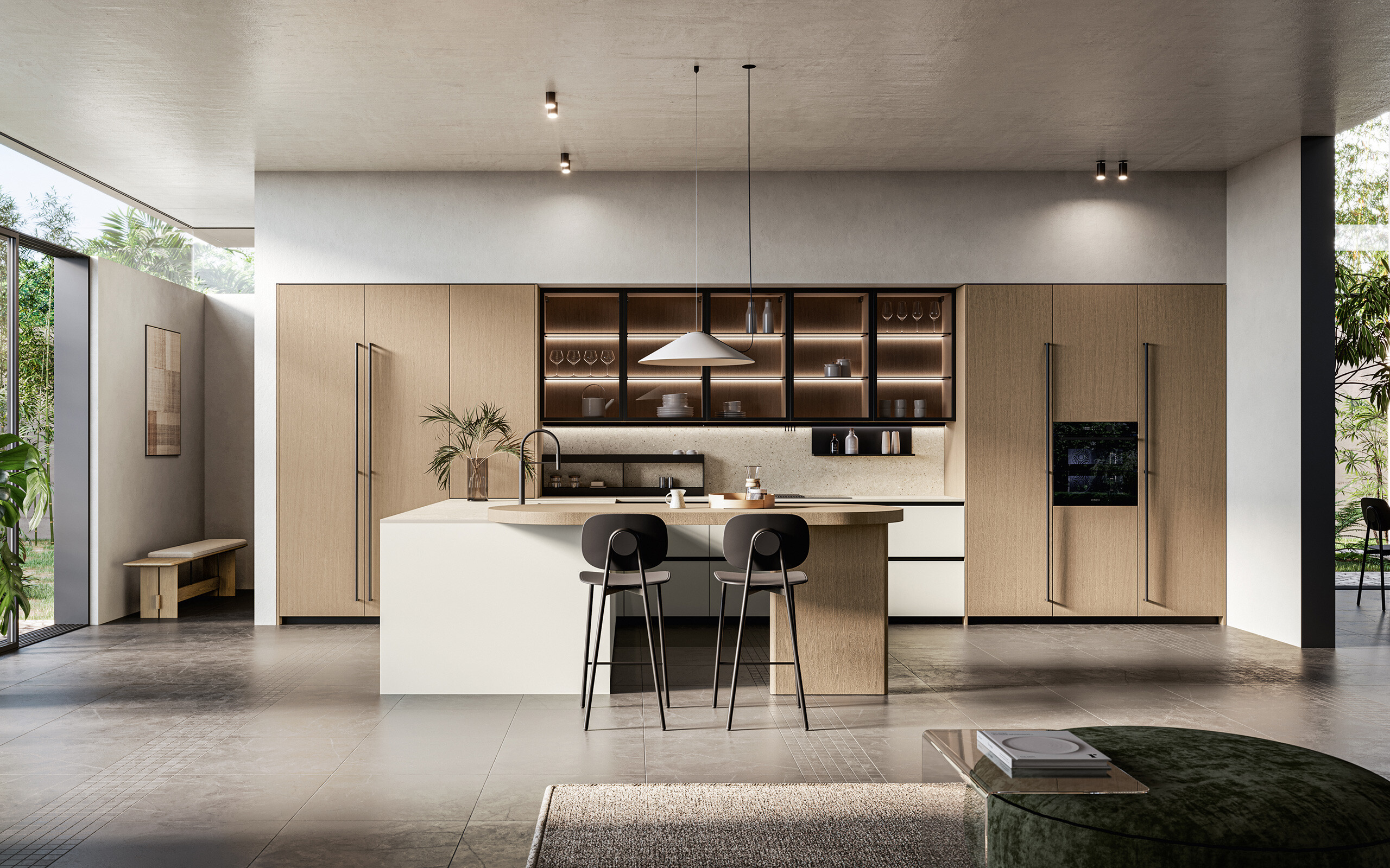 Asia modern kitchen