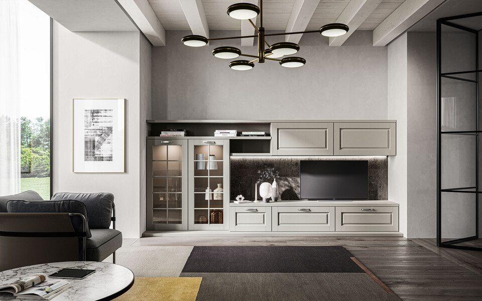 Classic living room with coordinated furniture