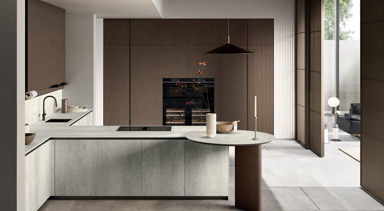 Glass design kitchen