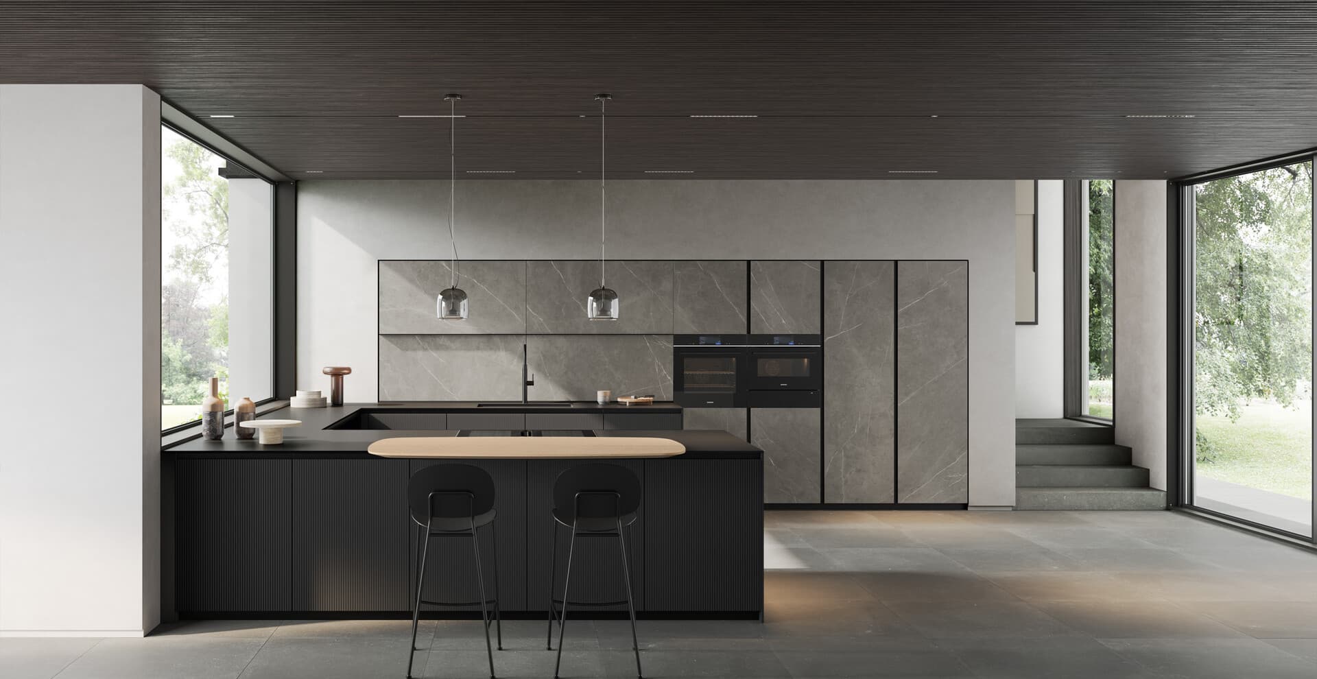 Glass design kitchen — view 4