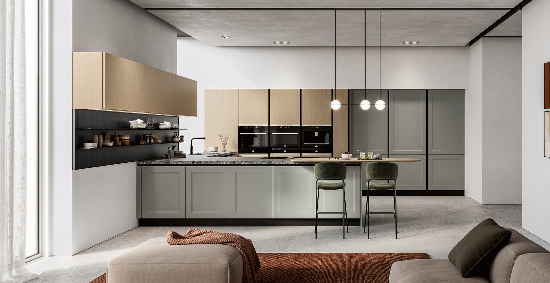 Meg contemporary kitchen — view 2