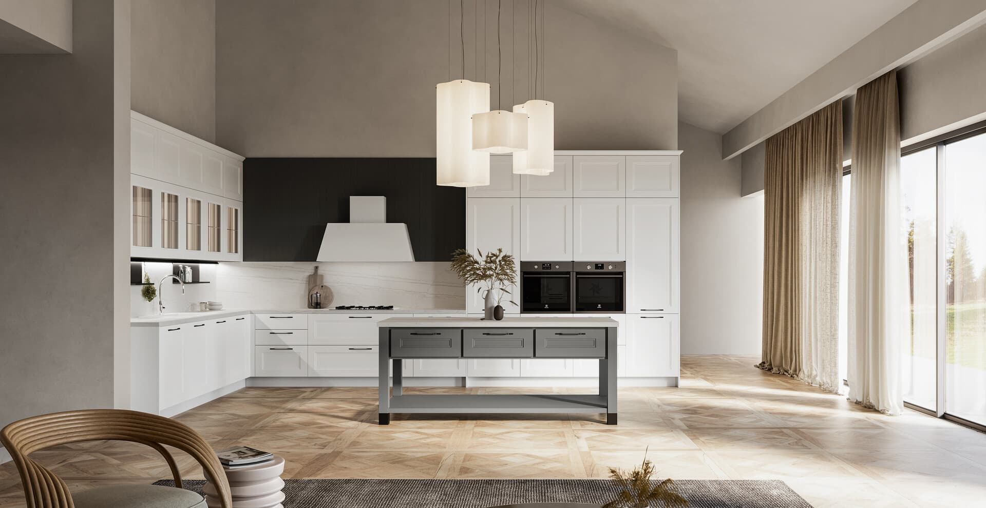 Meg contemporary kitchen — view 3