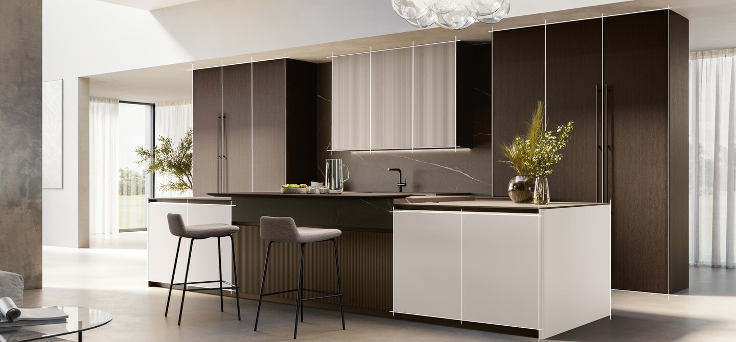 Asia and Time modern kitchen composition by Cucina